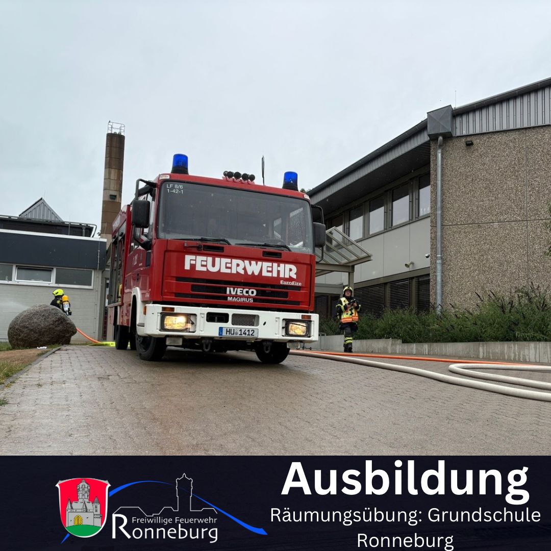 Mehr über den Artikel erfahren Räumungsübung an der Grundschule Ronneburg