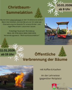Mehr über den Artikel erfahren Christbaum-Sammelaktion 2026