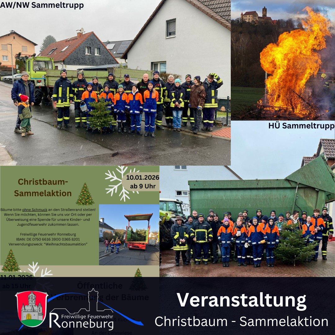 Mehr über den Artikel erfahren Rückblick: Christbaum-Sammelaktion & Verbrennung 2026