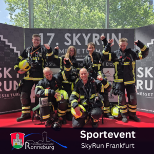 Mehr über den Artikel erfahren Feuerwehr Ronneburg beim 17. SkyRun Frankfurt