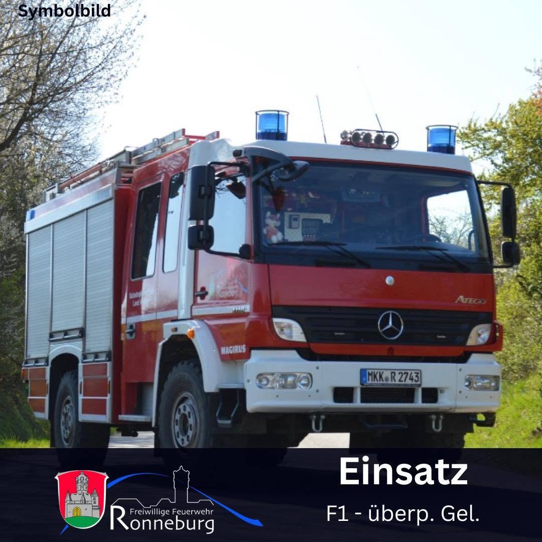 Mehr über den Artikel erfahren Einsatz 16.08.2026 – F1 – überp. Gel.