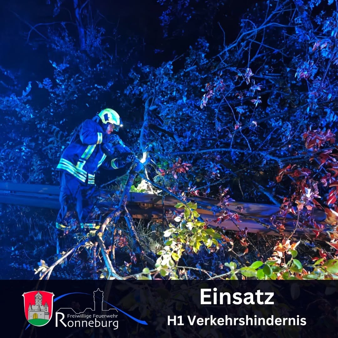 Mehr über den Artikel erfahren Einsatz 19.08.2026 – H1 Verkehrshindernis